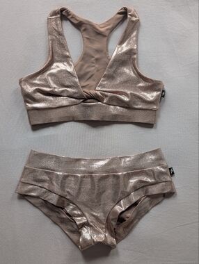 Cleo The Hurricane Pole Dance Twist Sports Bra and Hot Pants